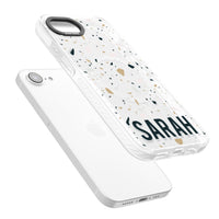 Personalised Terrazzo Blue, Pink, Brown