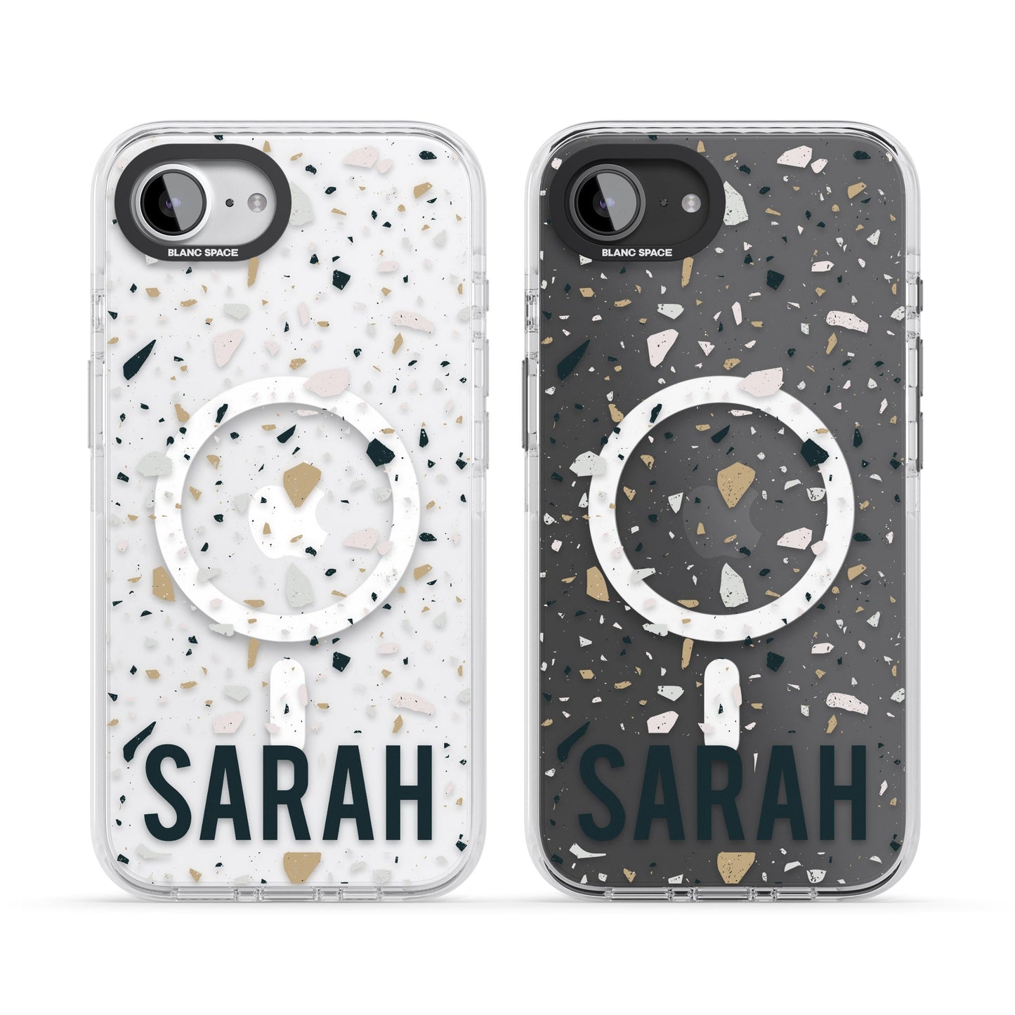 Personalised Terrazzo Blue, Pink, Brown