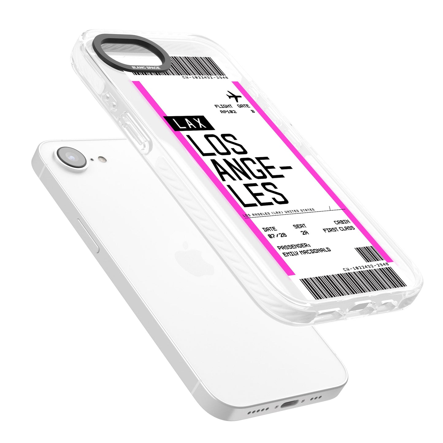 Personalisierte Bordkarte für Los Angeles