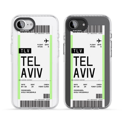 Personalisierte Bordkarte für Tel Aviv