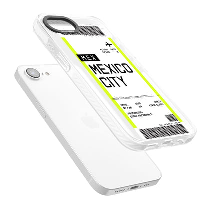 Carte d'embarquement personnalisée pour Mexico