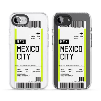 Carte d'embarquement personnalisée pour Mexico