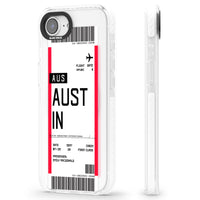 Personalised Austin Boarding Pass