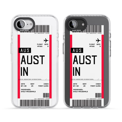 Personalised Austin Boarding Pass