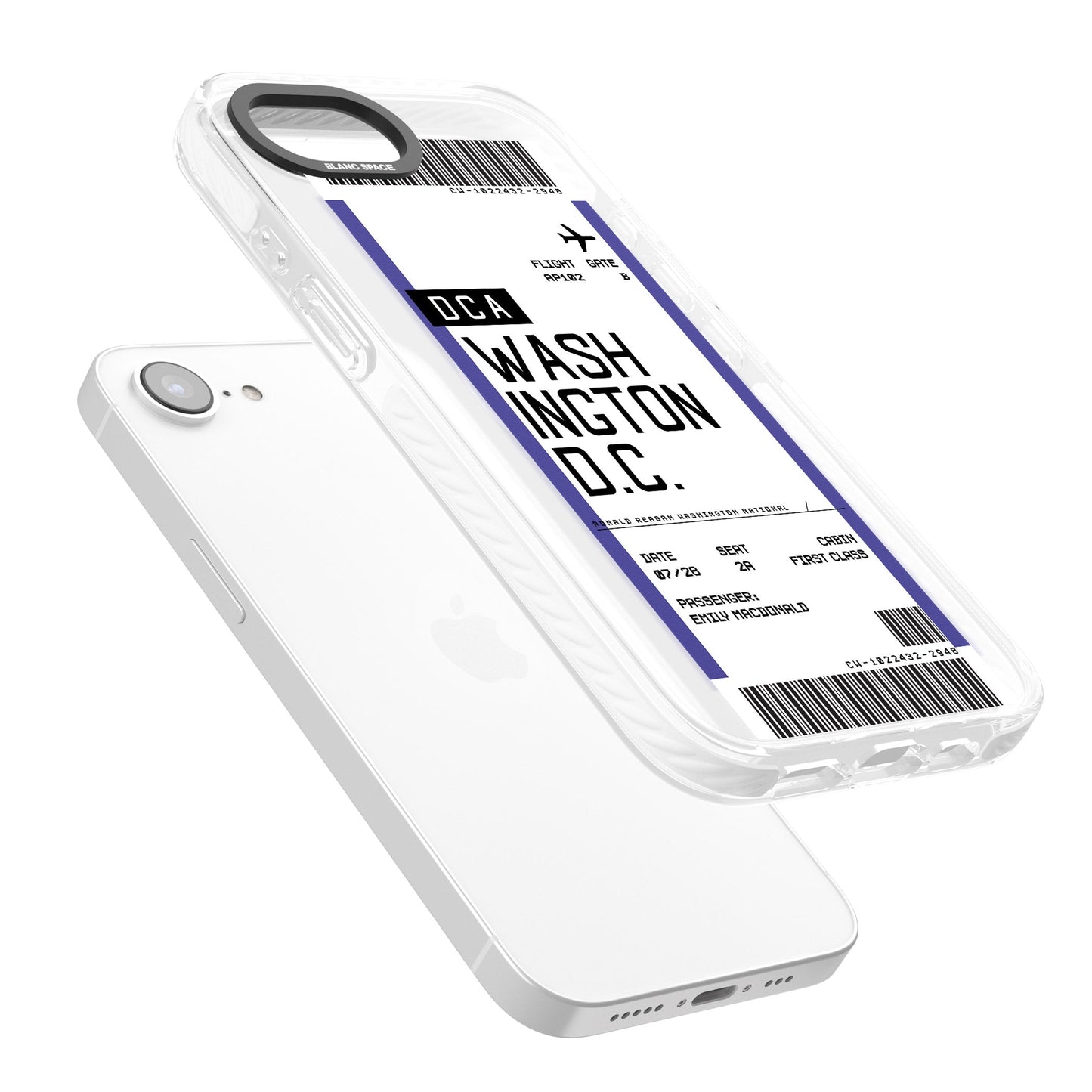 Personalised Washington D.C. Boarding Pass