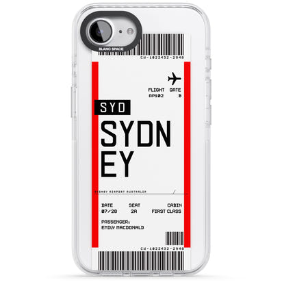 Personalised Sydney Boarding Pass