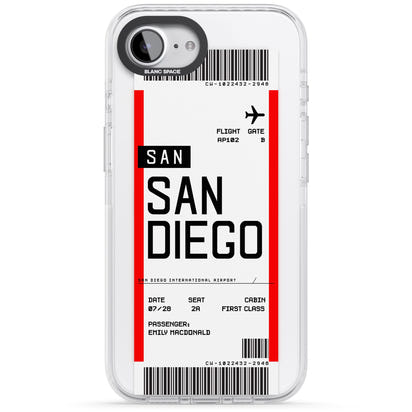 Personalised San Diego Boarding Pass