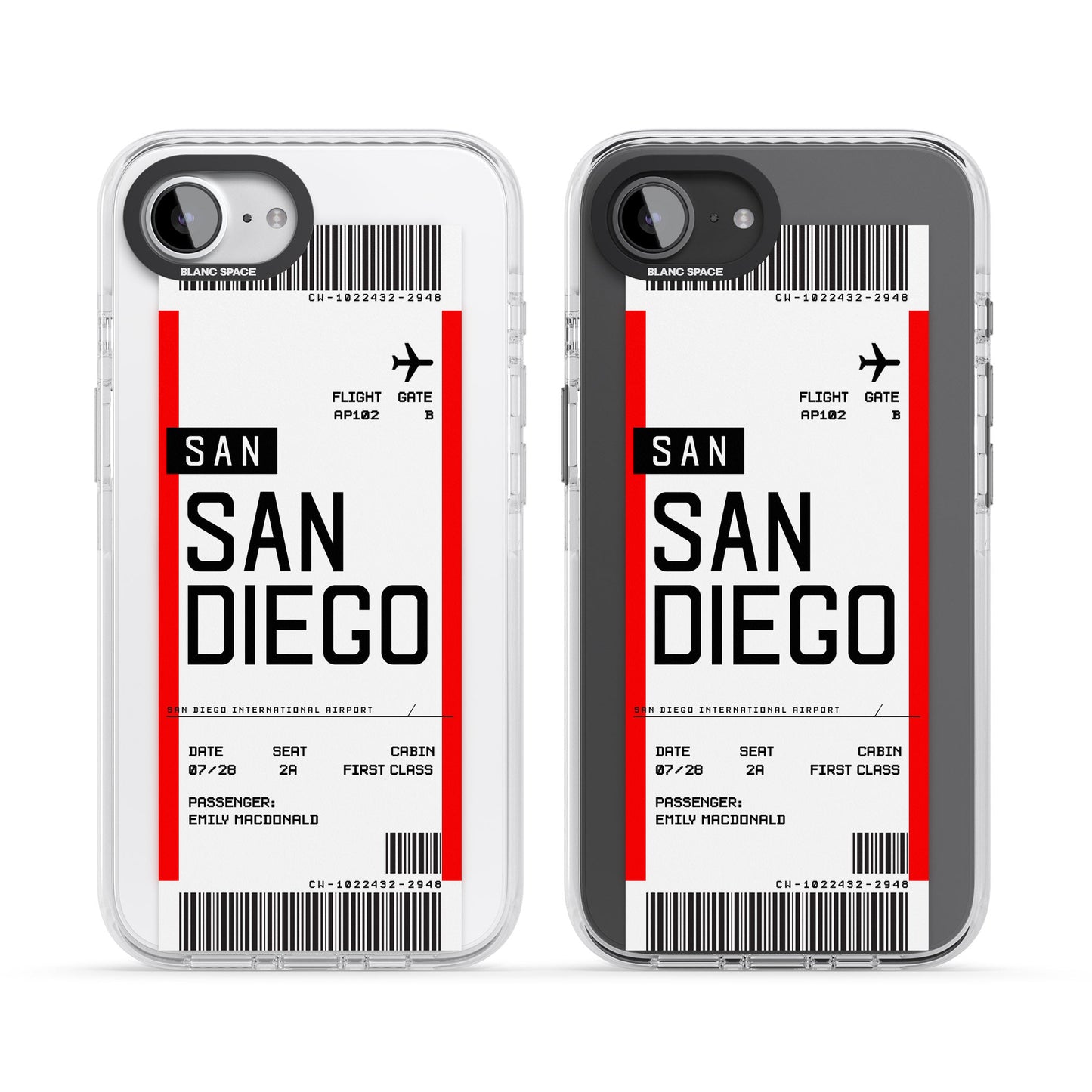 Personalised San Diego Boarding Pass