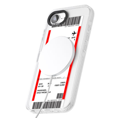 Carte d'embarquement personnalisée pour Détroit