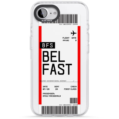 Personalised Belfast Boarding Pass