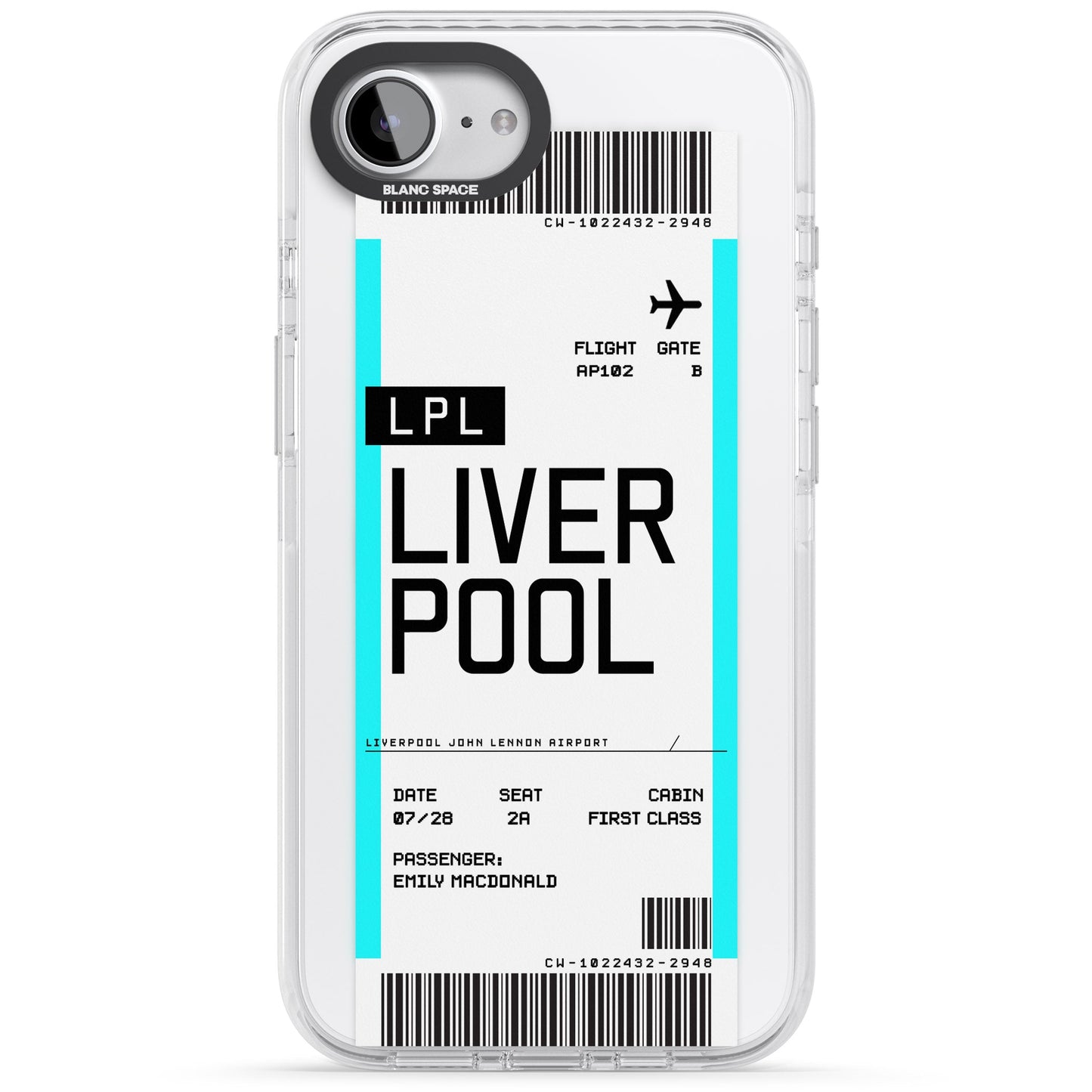 Personalised Liverpool Boarding Pass