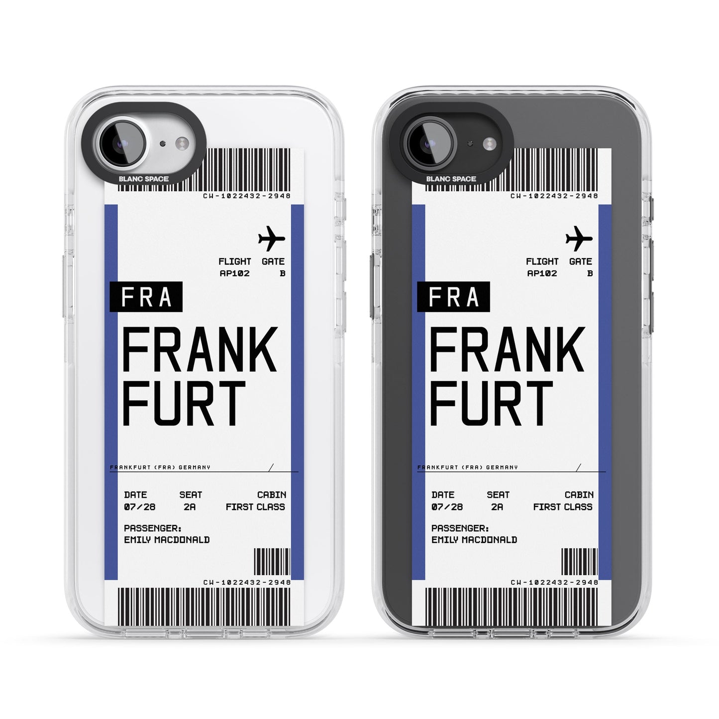Personalised Frankfurt Boarding Pass