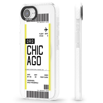 Personalised Chicago Boarding Pass