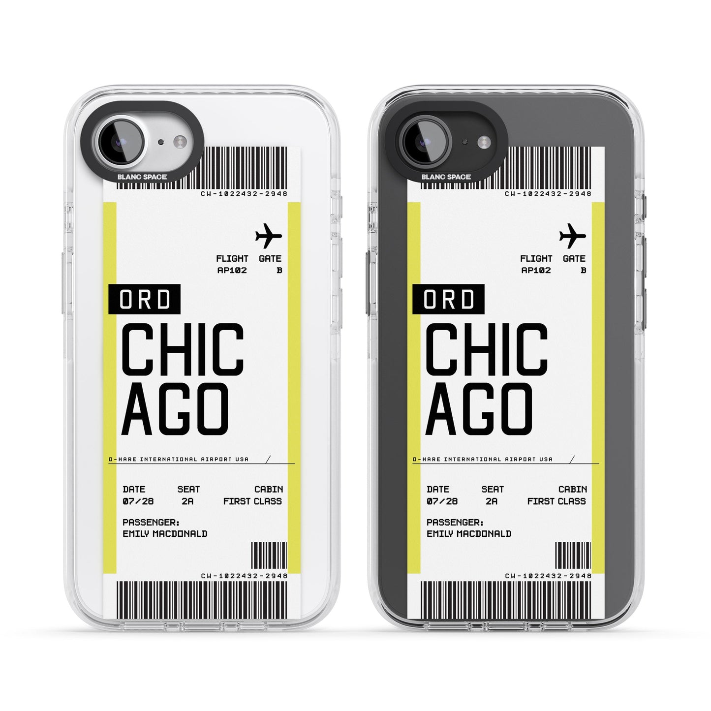 Personalised Chicago Boarding Pass