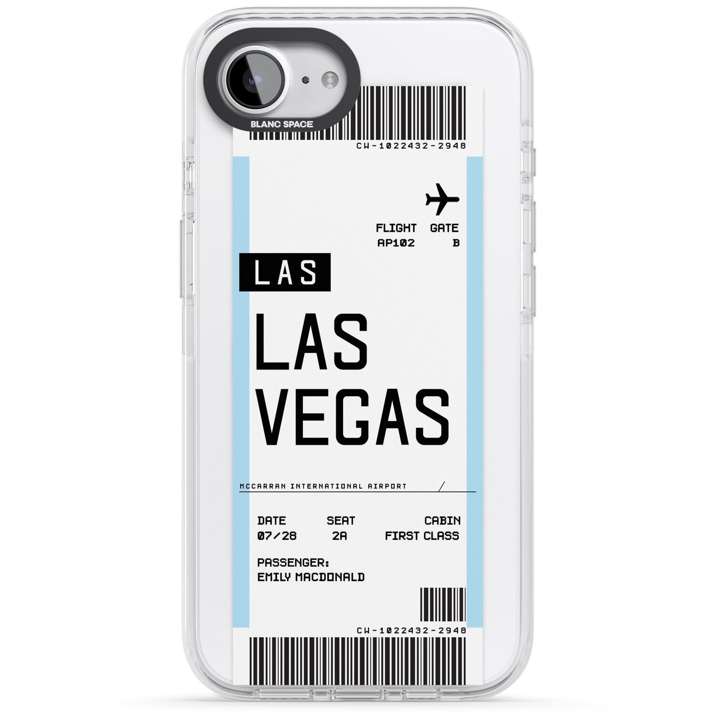 Personalised Las Vegas Boarding Pass