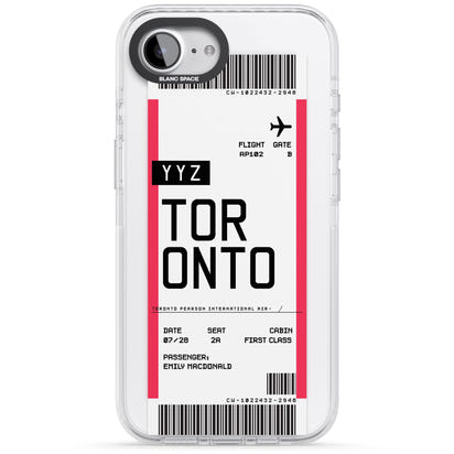 Personalised Toronto Boarding Pass