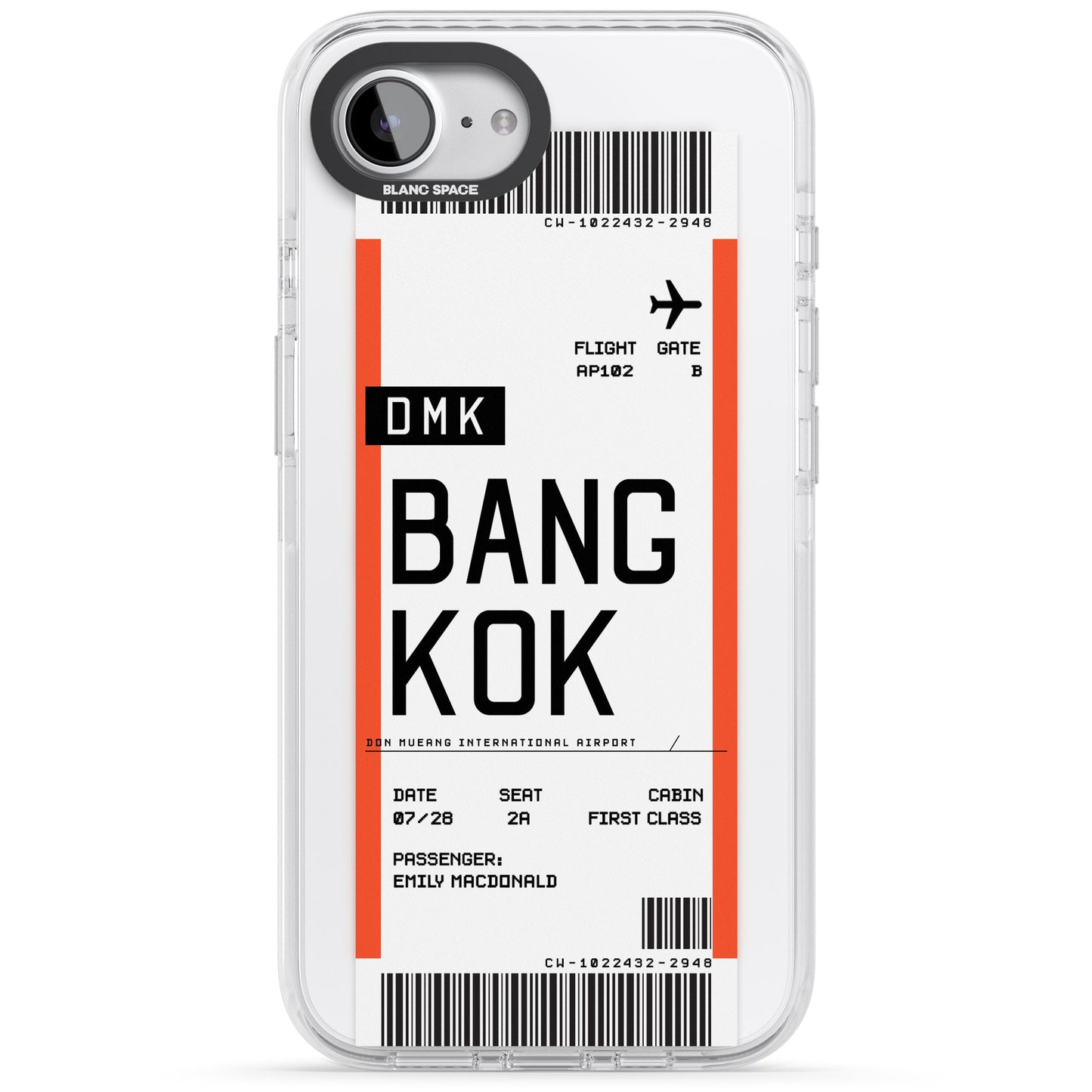 Personalised Bangkok Boarding Pass