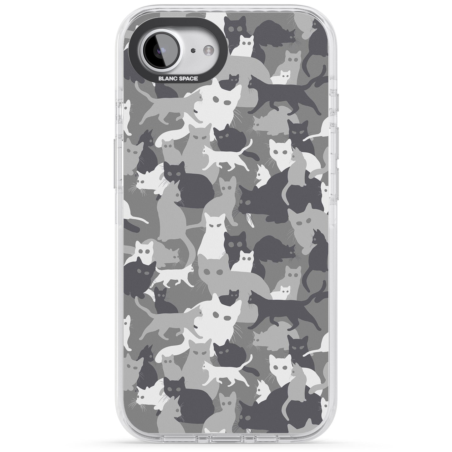 Dunkelgraue Katzentarnung