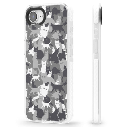 Dunkelgraue Katzentarnung