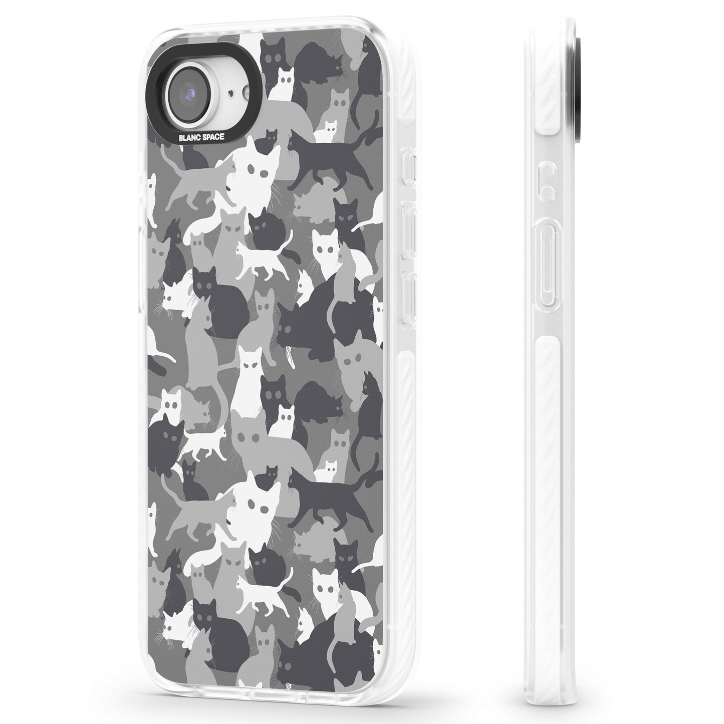 Dunkelgraue Katzentarnung