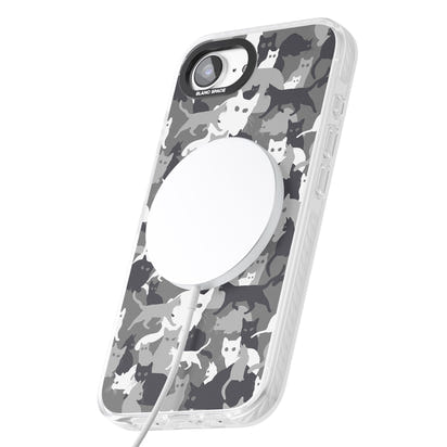 Dunkelgraue Katzentarnung