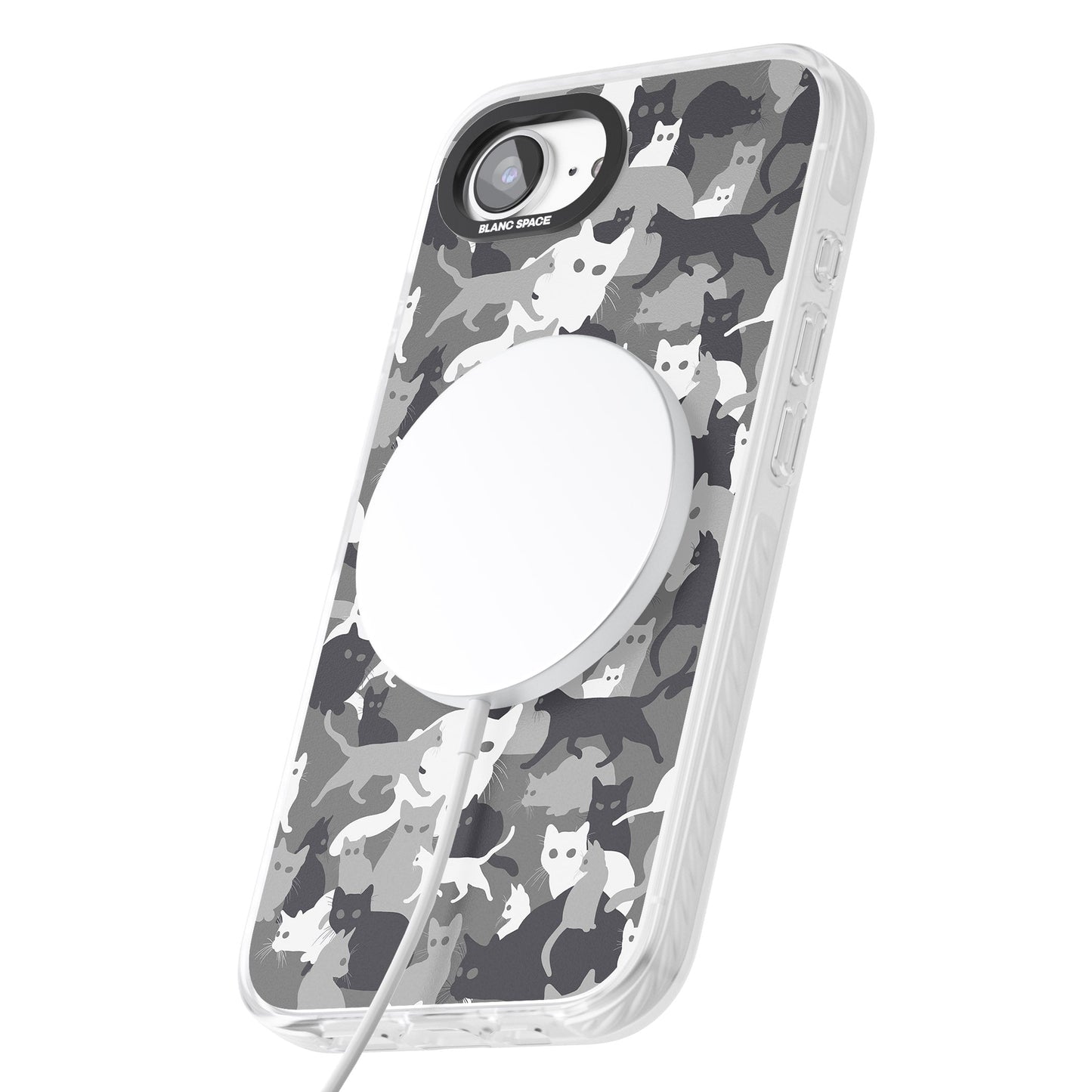 Dunkelgraue Katzentarnung