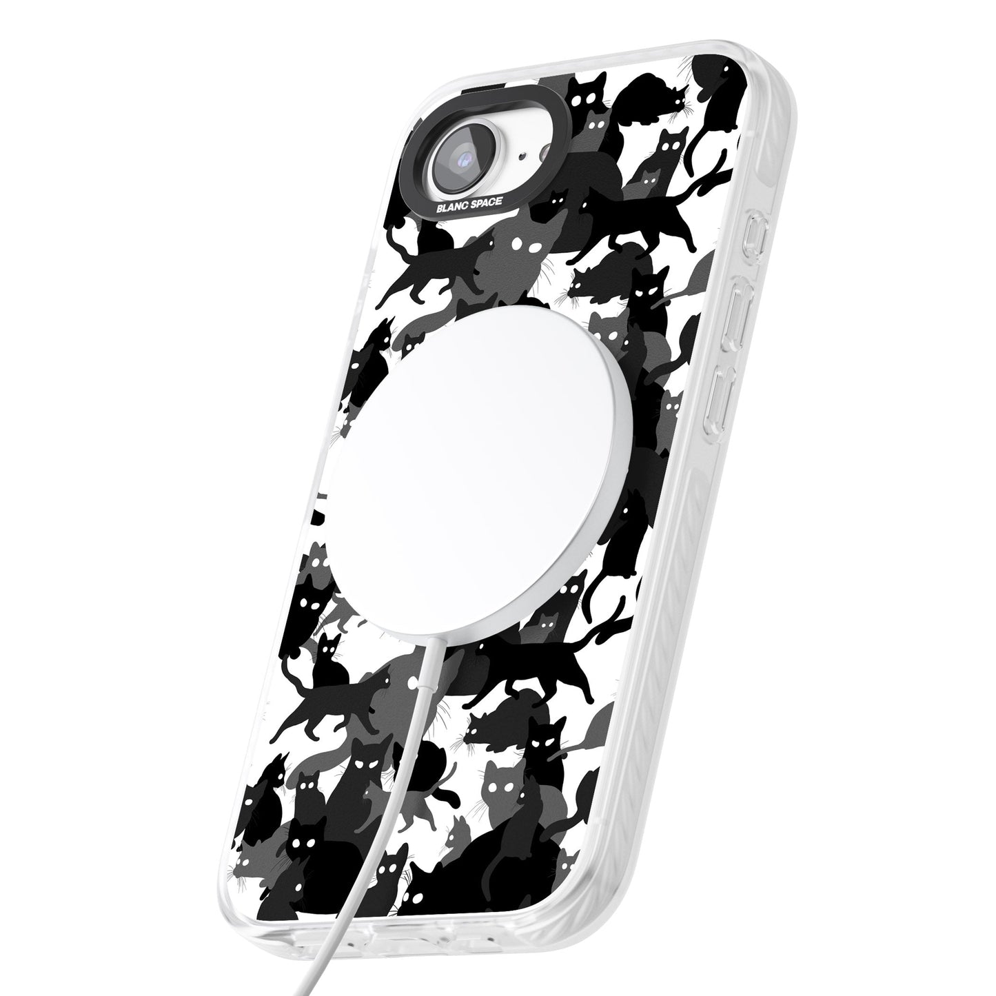 Black & White Cat Camouflage