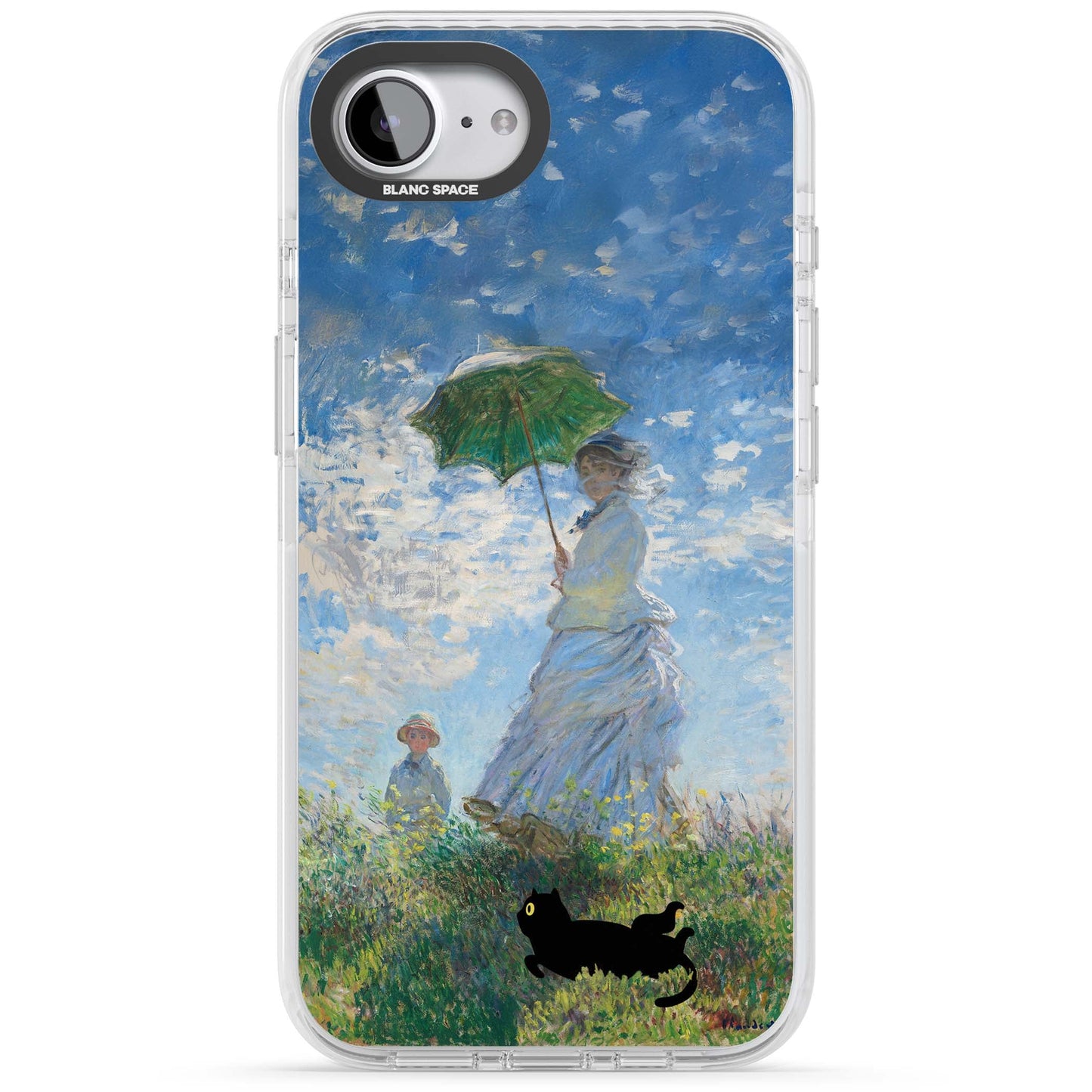 Cat with Monet's Parasol Lady