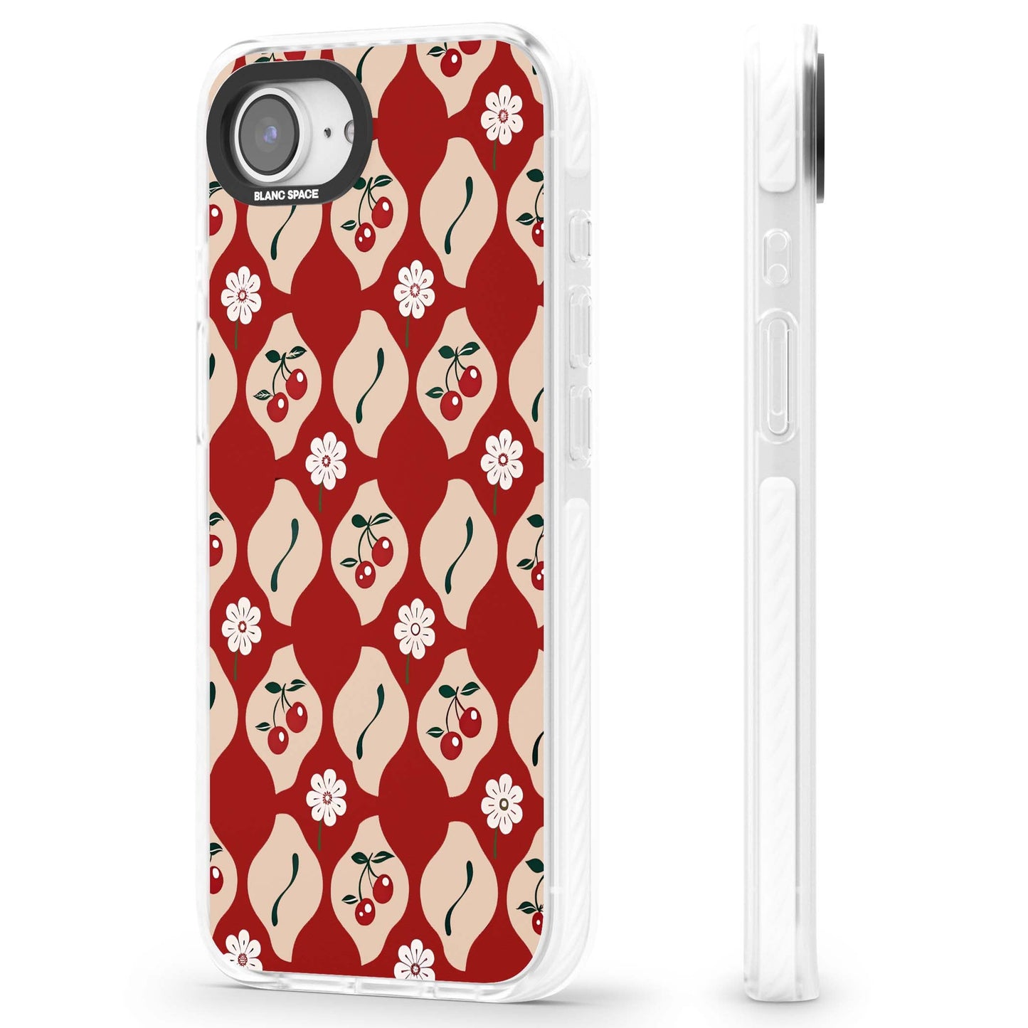 Vintage Cherry Diamond Pattern