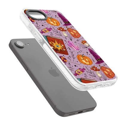 Witchy Cartoon Halloween Pattern