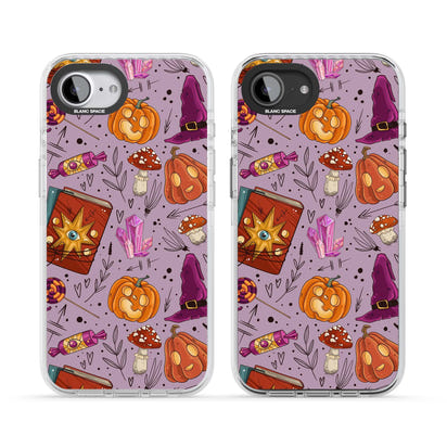 Witchy Cartoon Halloween Pattern