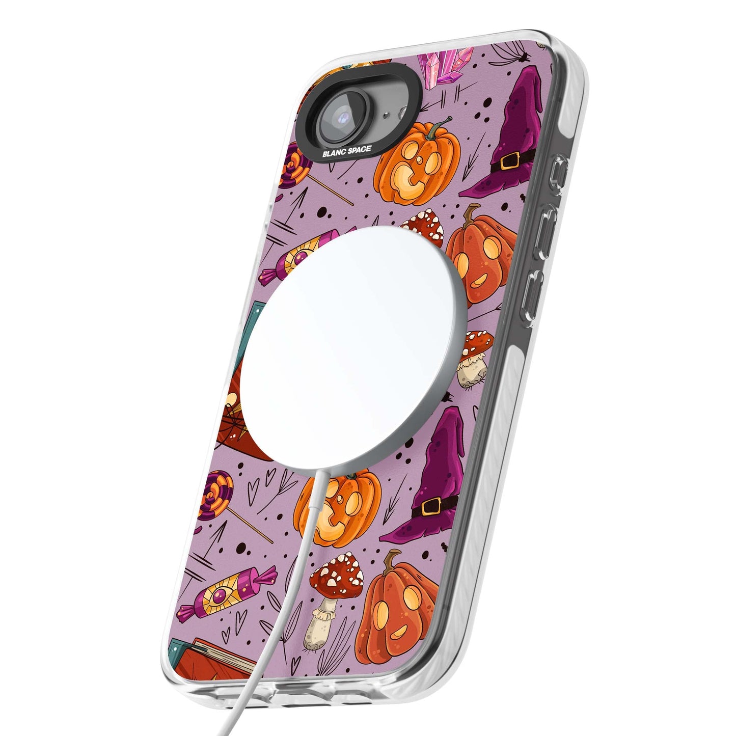 Witchy Cartoon Halloween Pattern