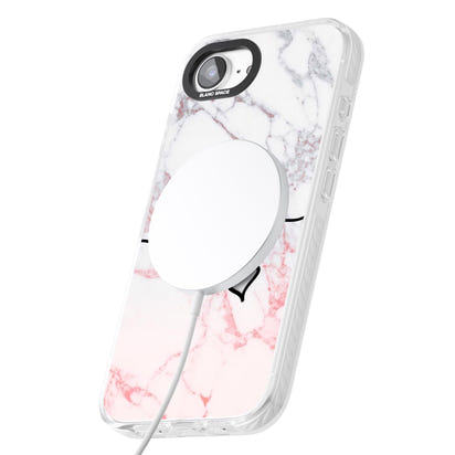 Personalised Pink Fade Marble Heart