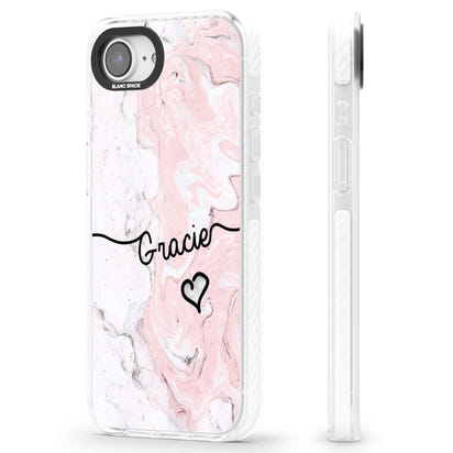 Personalised Pink Marble