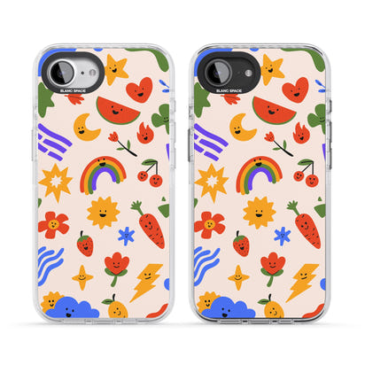 Verspielte Kawaii-Symbole