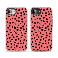 Black Dalmatian Spots On Coral