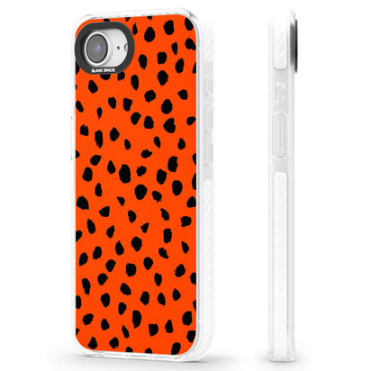 Fetter roter Punktdruck