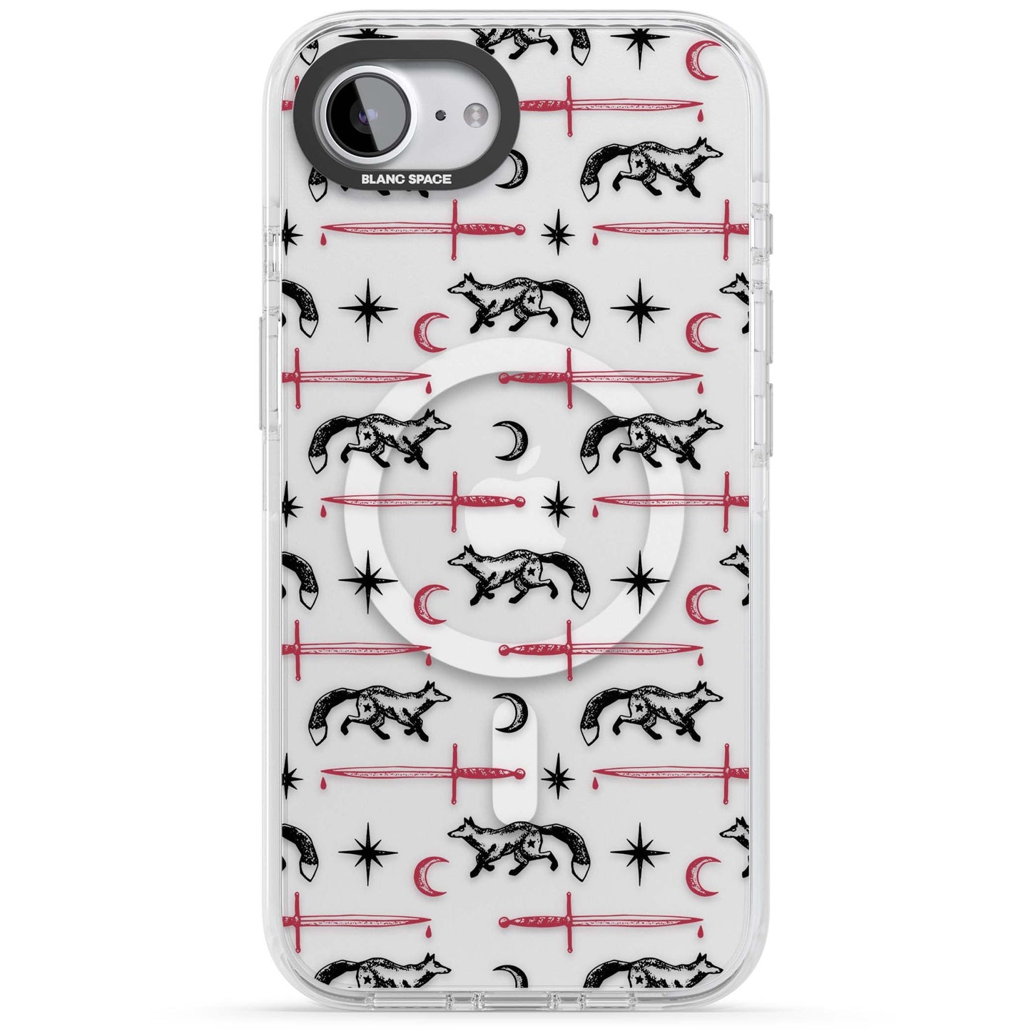 Motif renard et lame