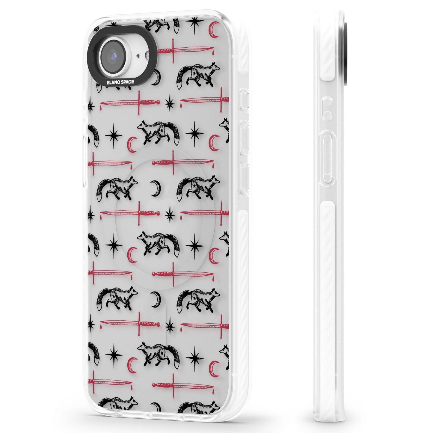 Motif renard et lame