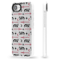 Motif renard et lame