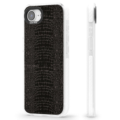 Dark Animal Print Snake Skin