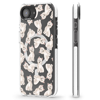 Motif de chien Westie