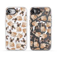 French Bulldog Watercolour Pattern