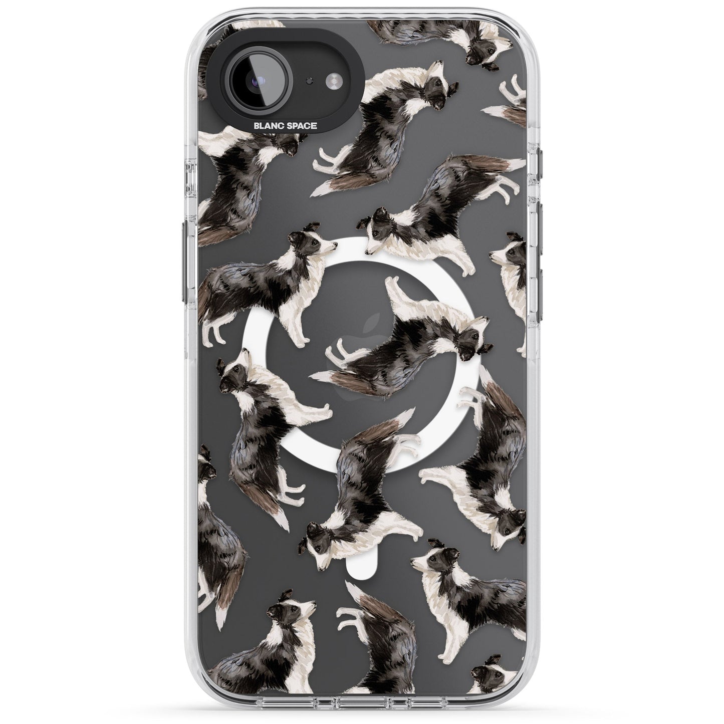 Border Collie Pattern Watercolour