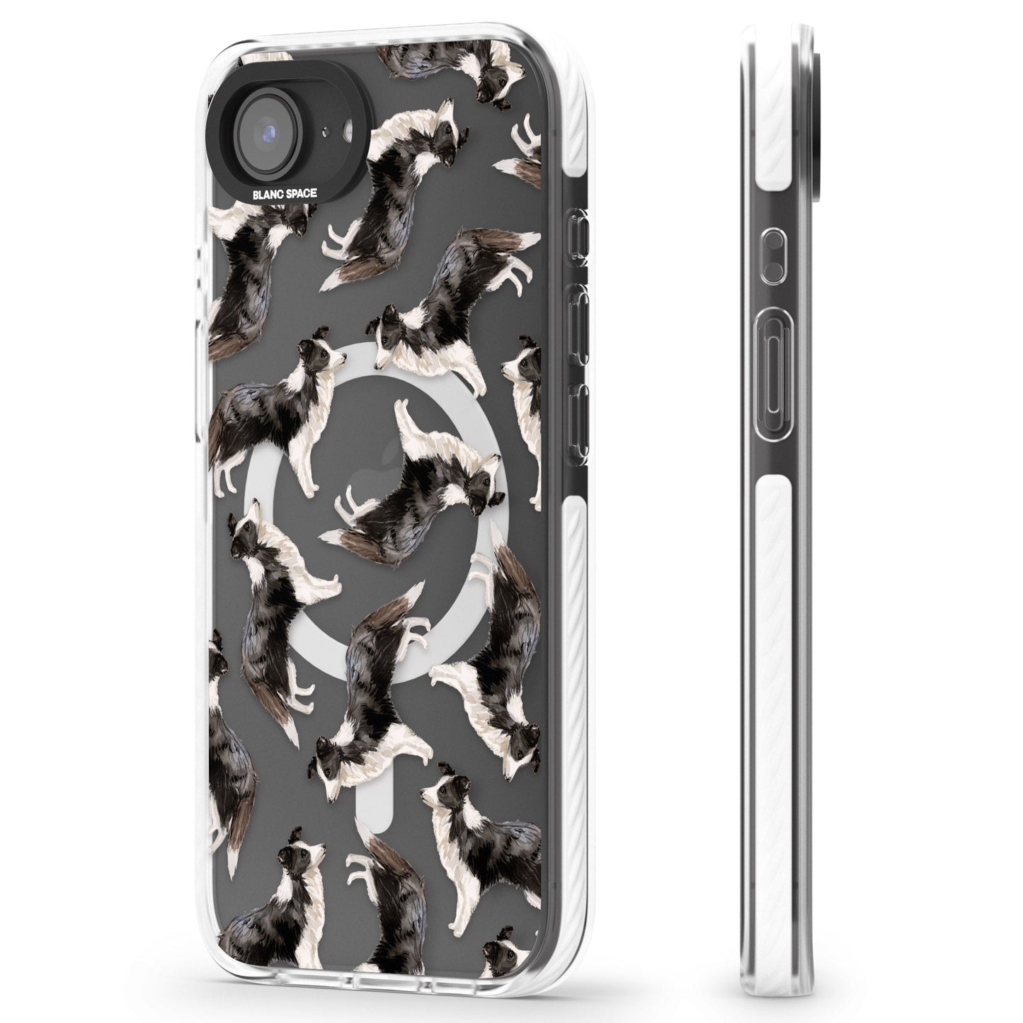 Border Collie Pattern Watercolour