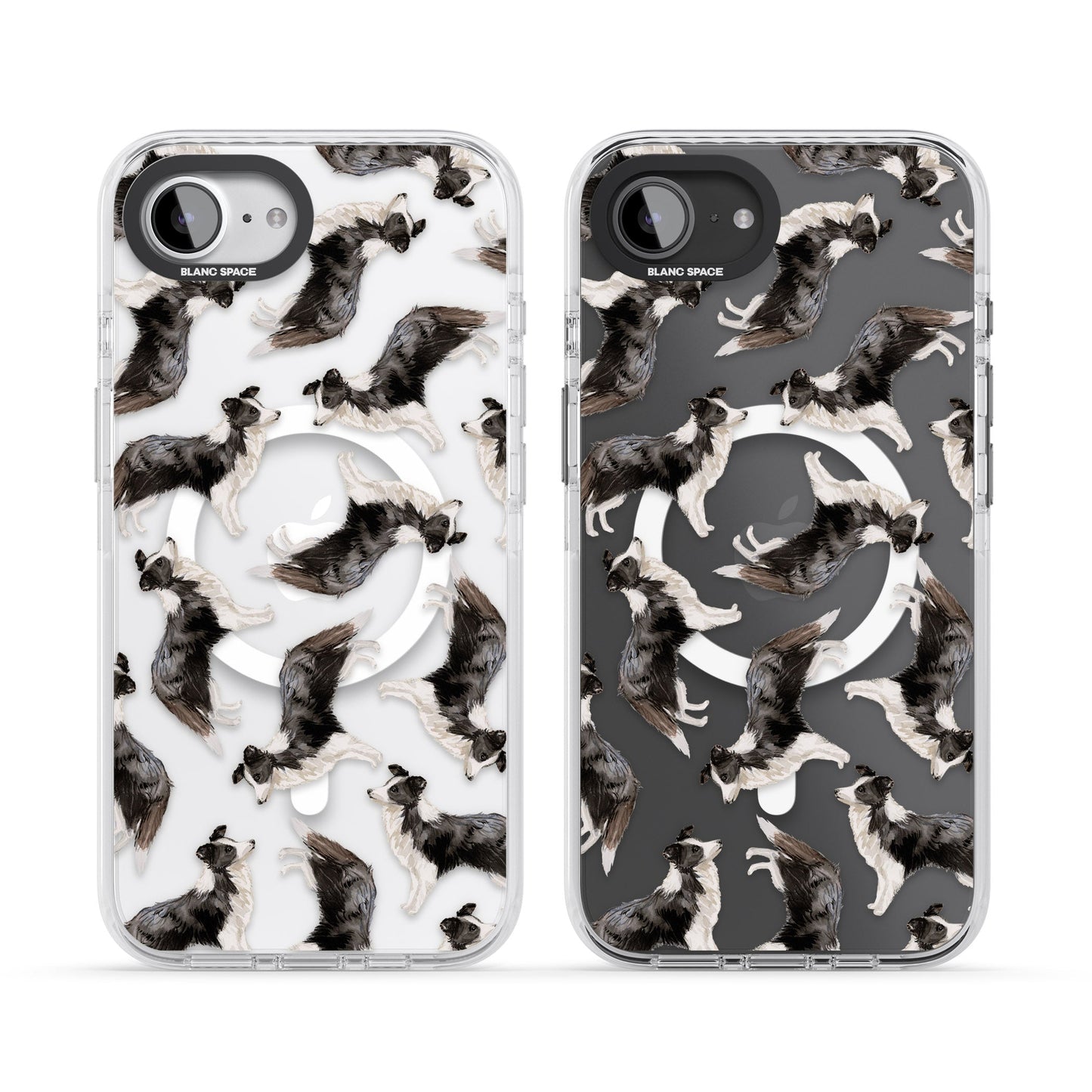 Border Collie Pattern Watercolour