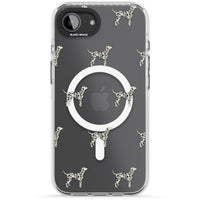 Motif de chien dalmatien
