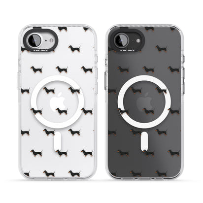 Dachshund Pattern Clear