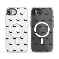 Dachshund Pattern Clear