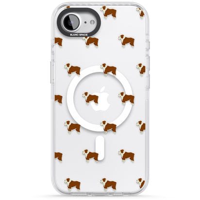 Motif bouledogue clair